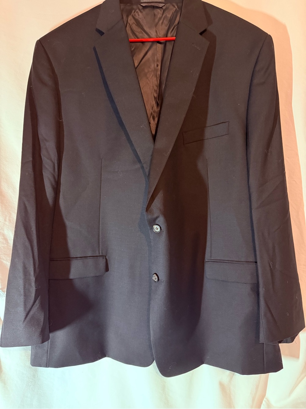 Lauren Ralph Lauren Men’s Blazer 52L 100% Wool Black Two Button Sport Coat